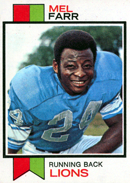 Lem Barney of the Detroit Lions was named the Associated Press Defensive  Player of the Week in the National Football League, Oct. 3, 1968 in Detroit.  A back playing his second year